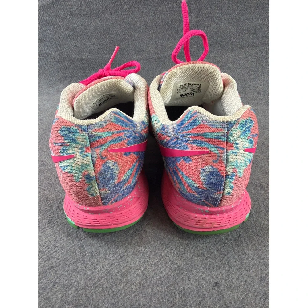 Nike Air Zoom Pegasus‎ 32 iD Running Shoes Womens 8.5 Pink Floral 818022-992